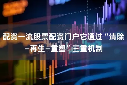 配资一流股票配资门户它通过“清除—再生—重塑”三重机制